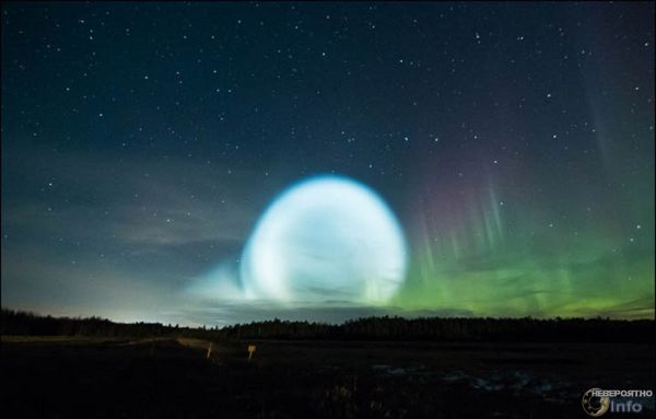 На севере России запечатлели необычное сияние в небе