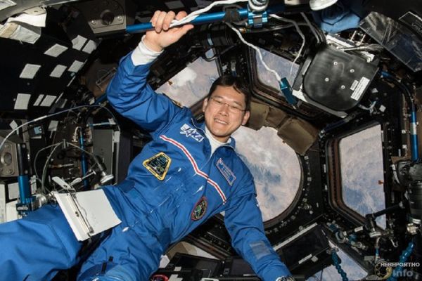 Японский астронавт сильно вырос на МКС