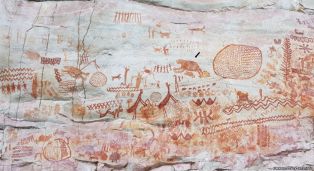 Доисторические рисунки из Амазонии запечатлели вымерших гигантов